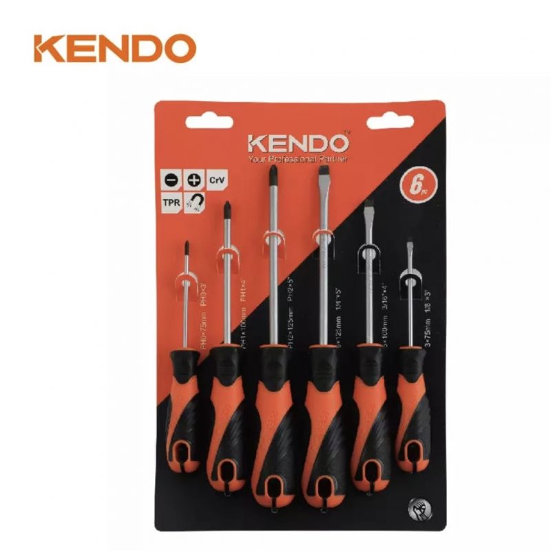 Kendo Pcs Screwdriver Set Slotted Phillips A C T Hardware