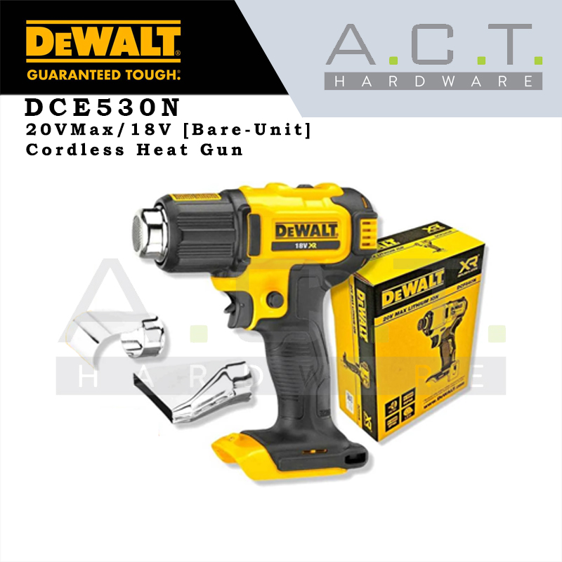 Dewalt DCE530N 18V/20V Cordless Heat Gun (Bare Tool