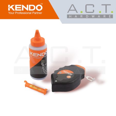 KENDO 3PC CHALK LINE REEL SET - 45342