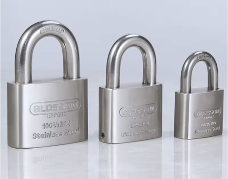 BLOSSOM ST45 STAINLESS STEEL PADLOCK