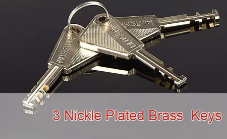 BLOSSOM ST45 STAINLESS STEEL PADLOCK