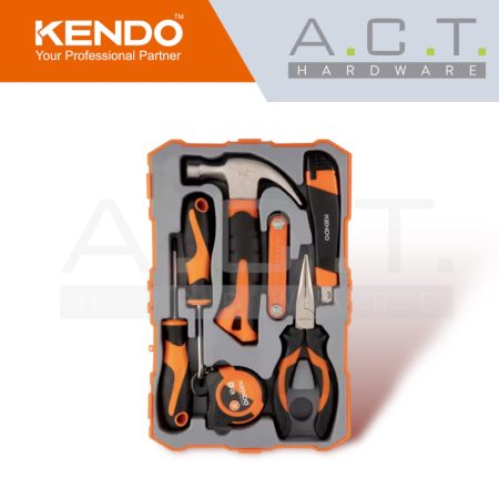 KENDO 13PC HAND TOOL SET FOR HOME STARTER KIT - 86129
