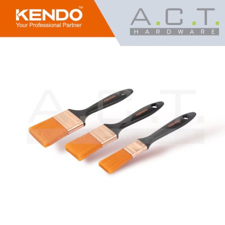 KENDO 3PC PAINT BRUSH SET - 46401