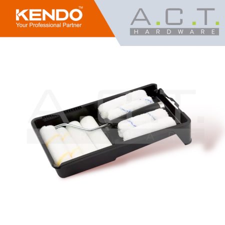 KENDO 4" PAINT ROLLER SET WITH 8 REFILLS - 46701
