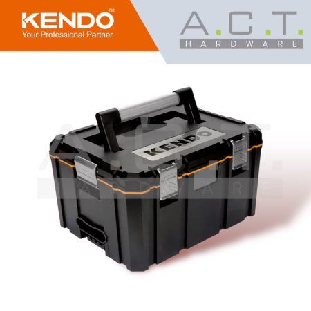 KENDO SYSTAINER MEDIUM TOOL BOX, STACKABLE 40L - 90262